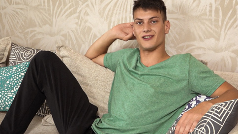 Today, Adam is putting sexy Slovak Andy Avery through his paces to see if he has what it takes... Fit, sexy, cheery, and with a great body and dick, it seems that he has it all....